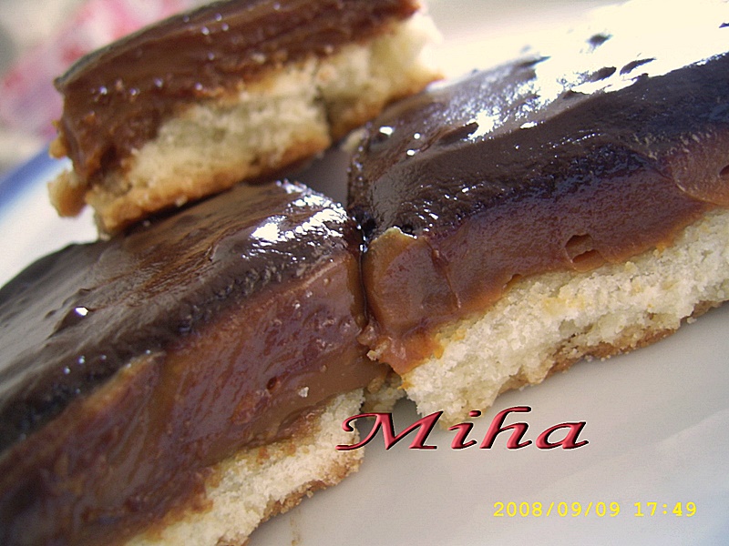 Prajitura cu caramel si ciocolata