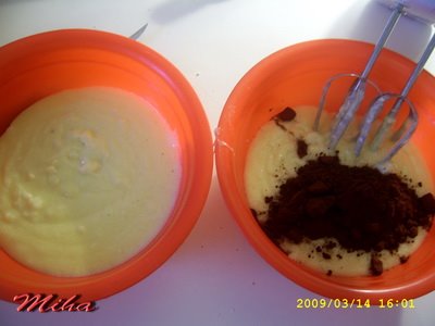 Crema cu vanilie si cacao