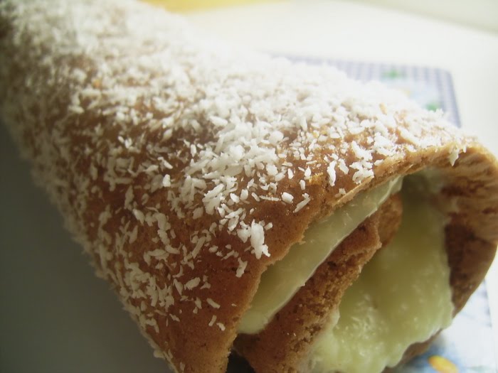 Rulada cu crema de lapte