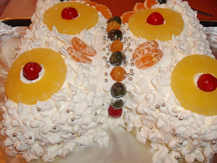 Tort diplomat cu fructe