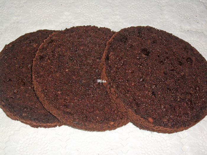 Blat de tort cu cacao