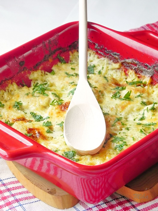 Chiftelute gratinate la cuptor