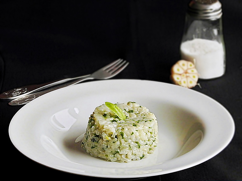 risotto cu urzici