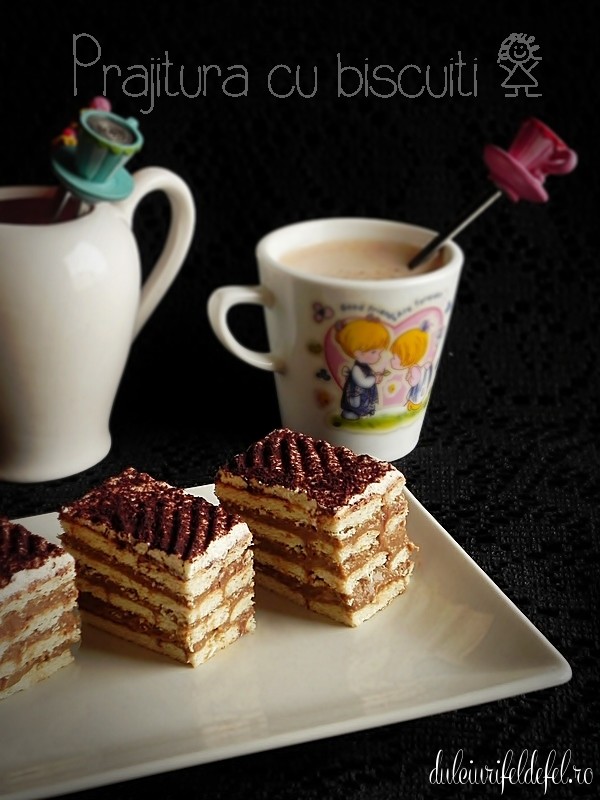 prajitura cu biscuiti