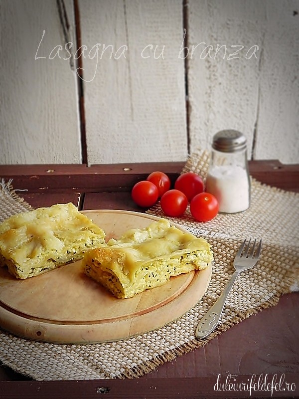 lasagna cu branza si spanac