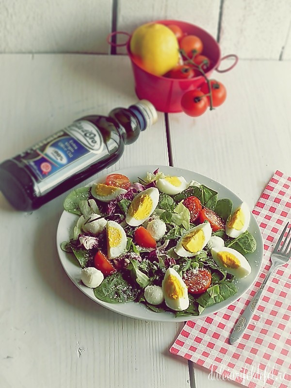 Salata cu rosii si mozzarella