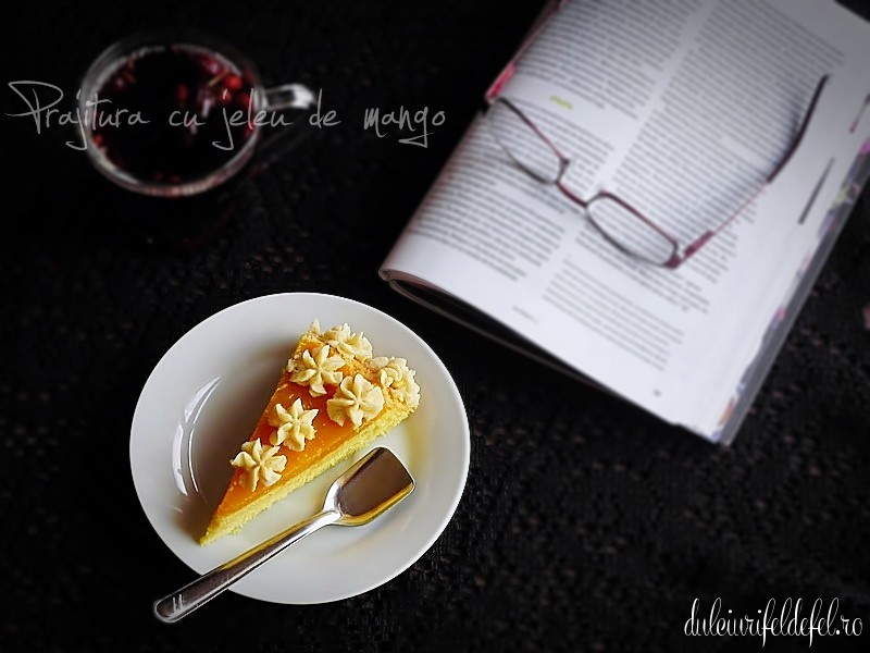 Prajitura cu jeleu de mango