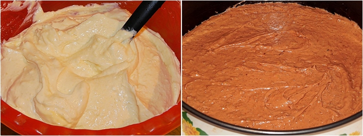Blat de negresa si crema de branza