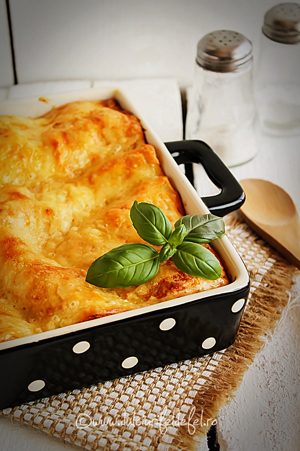 Foi de lasagna cu branza si leurda