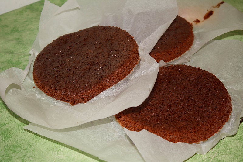 Blat de tort cu ciocolata