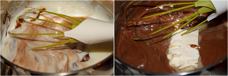 Eclere cu crema de ciocolata si frisca